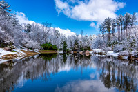 Snow and Pond
