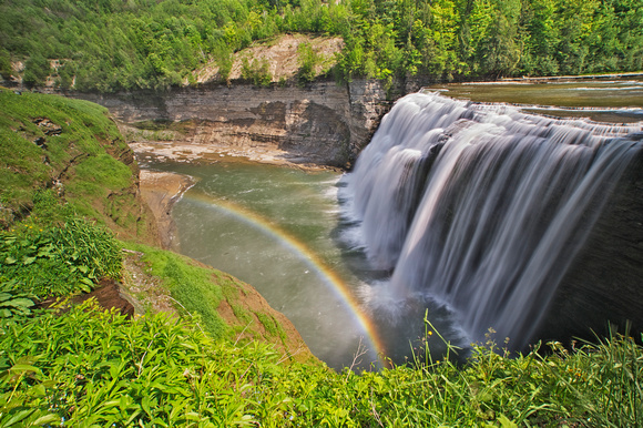 Rainbow on Middle Falls